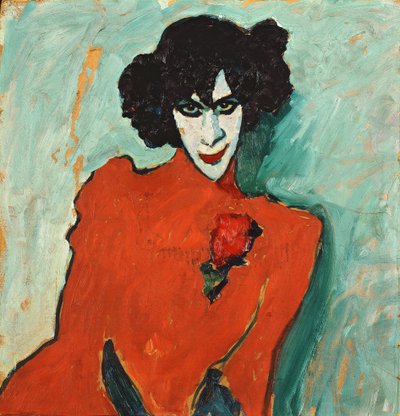 Ritratto del ballerino Aleksandr Sakharov da Alexej von Jawlensky